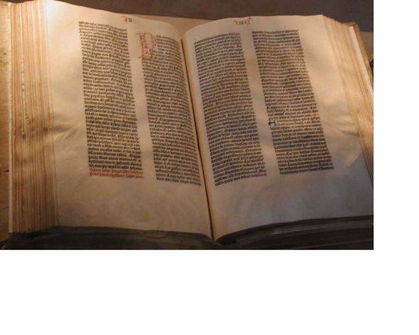 Gutenberg Bible Photo