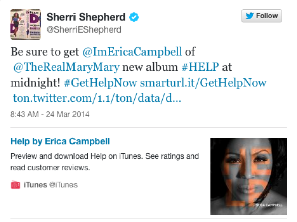 Bc News News Erica Campbells Help Album Receives Support From Celebrities On Social Media