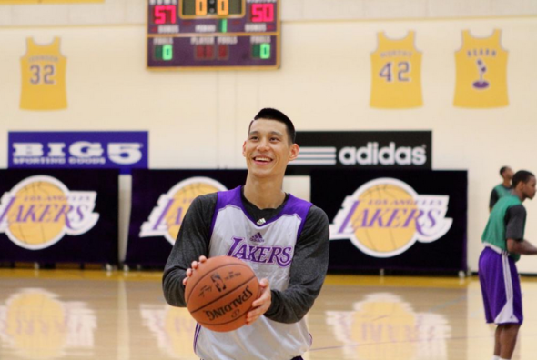 Photo of Jeremy Lin Lakers 