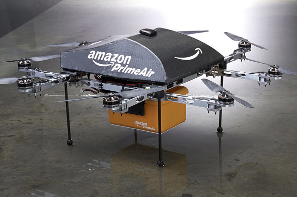 An Amazon PrimeAir drone