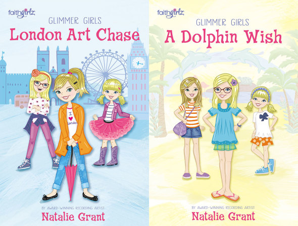 'London Art Chase' and 'A Dolphin Wish' first entries in Natalie Grant's 'Glimmer Girls' book series