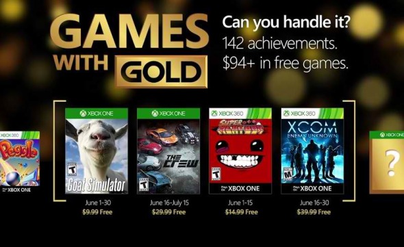 Xbox Live Games With Gold June 2016