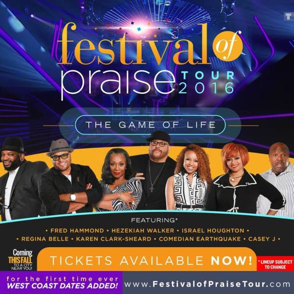 Festival of Praise Tour 2016