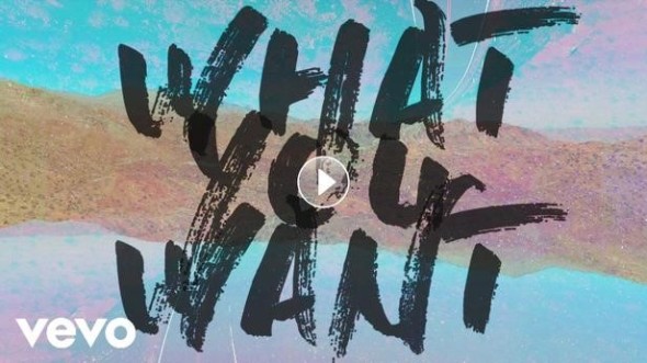 "What You Want" lyric video