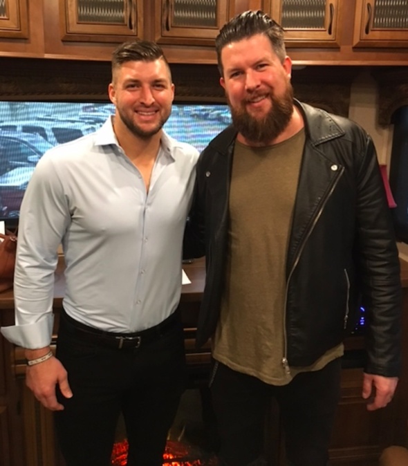 Tim Tebow and Zach Williams