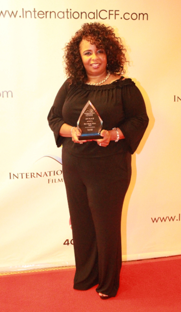 Delois Massey winning at the 2017 International Christian Film Festival