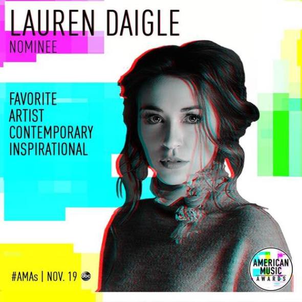 Lauren Daigle American Music Awards 2017