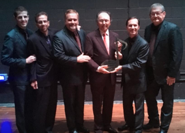 The Blackwood Brothers Quartet Receives Brass Note Memphis Beale Street Walk Of Fame