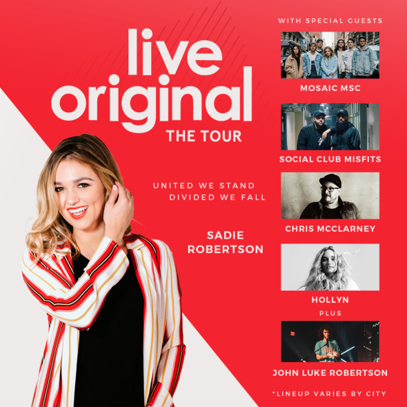 Sadie Robertson "Live Original 2018 Tour"