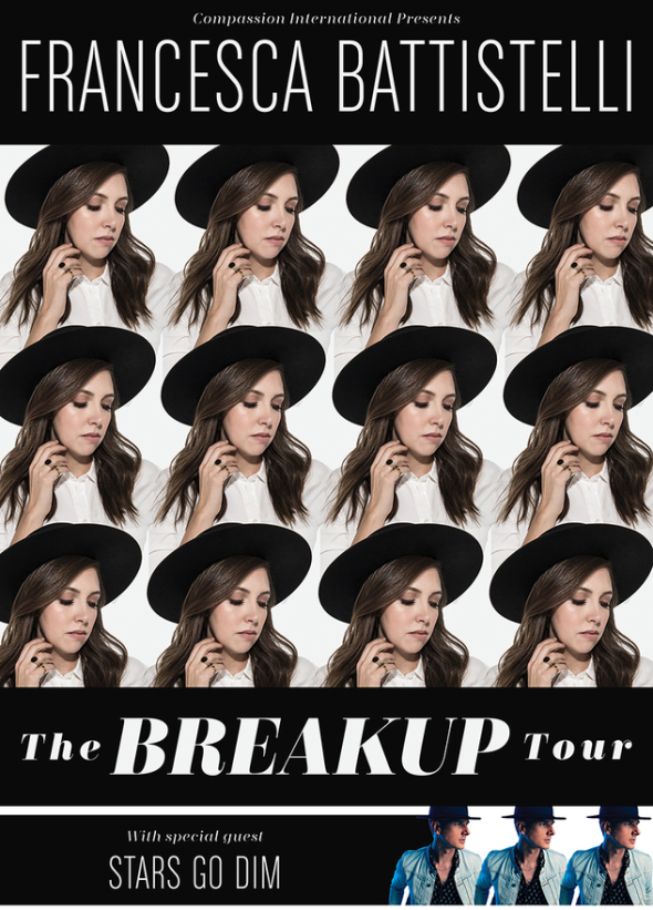 Francesca Battistelli "The Breakup Tour" Fall 2018