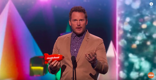 Chris Pratt at the 2019 Kids' Choice Awards