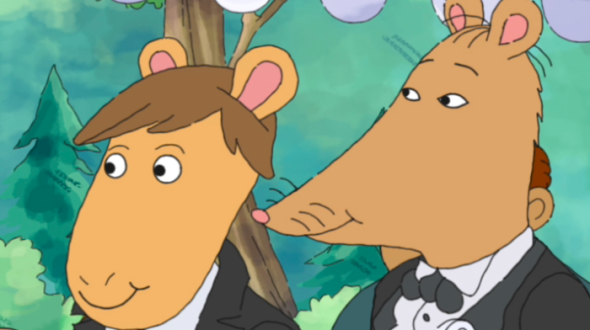 Mr. Ratburn’s wedding in Arthur. | PBS/Screenshot
