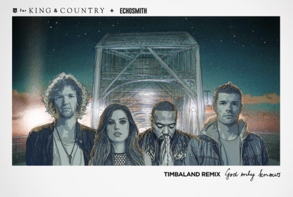 For King & Country, Timberland and Echosmith team up for the remix of "God Only Knows," 2019.