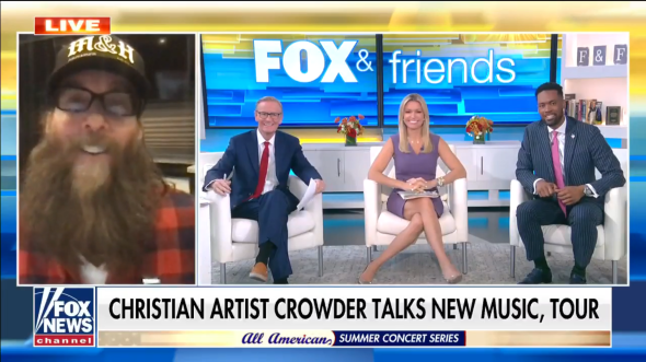 Crowder Delivers Praise-Filled Fox & Friends Performance with “Good God Almighty”