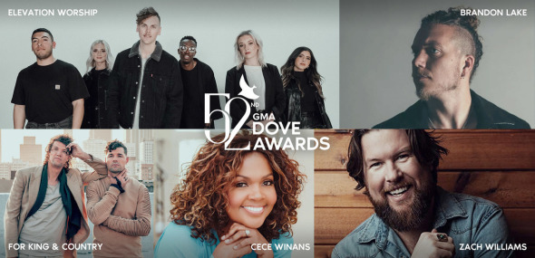 52nd Annual GMA Dove Award Nominees Announced in Star-Studded Livestream Event