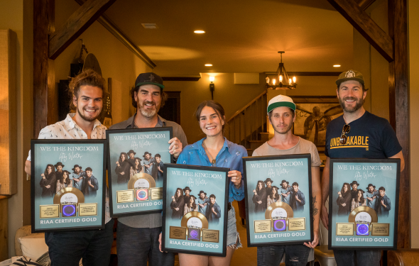 We The Kingdom Celebrates First RIAA-Certified Gold Record for 'Holy Water