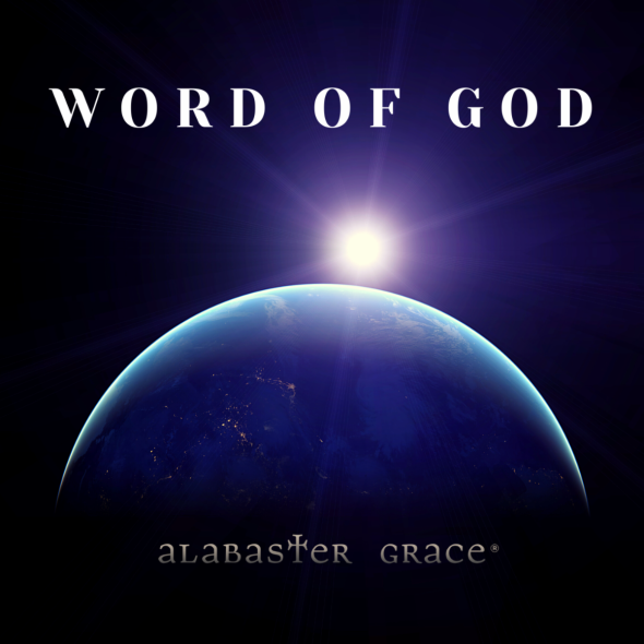“Word of God,” the new single from husband & wife worship duo Alabaster Grace (Brad and Joanie Perry) was produced by multi-Dove-award winner, Chris Bevins. (Cover image courtesy of Alabaster Grace)