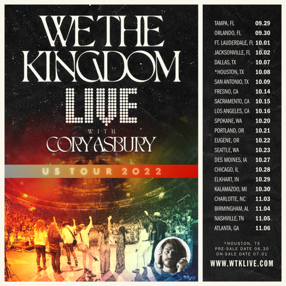We The Kingdom announces 22-date headlining tour