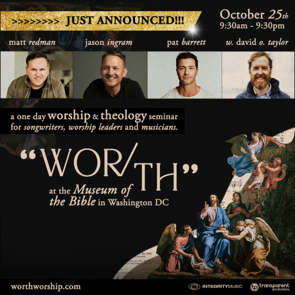 Matt Redman launches WOR/TH Seminar