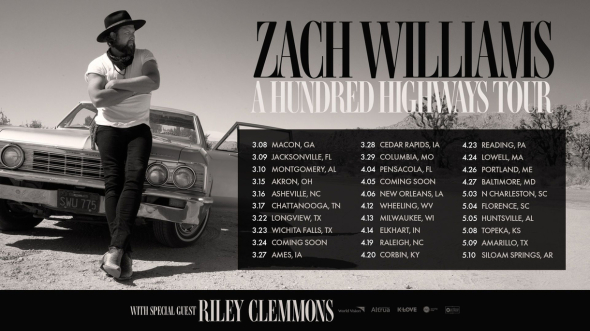 Zach Williams - "A Hundred Highways Tour"