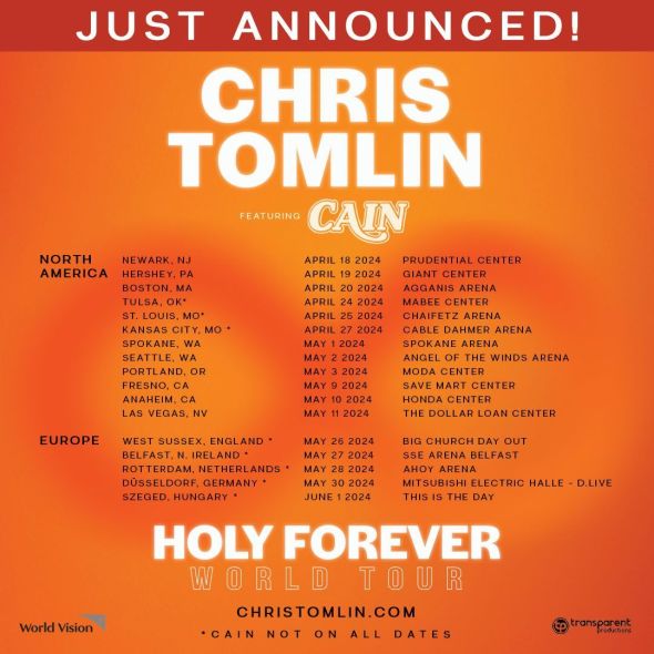 Chris Tomlin - "Holy Forever World Tour"