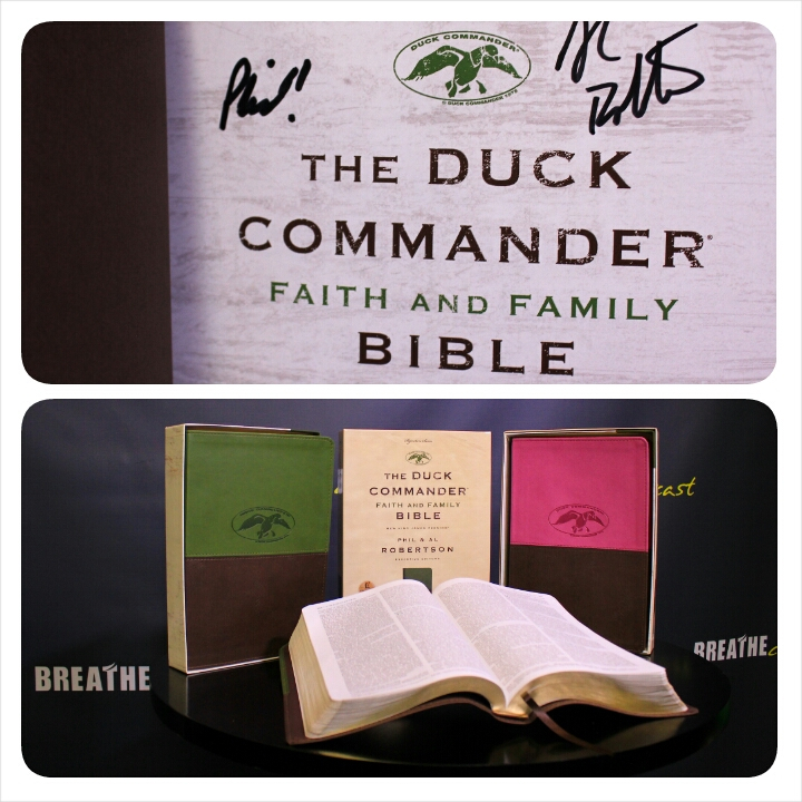 NKJV, Duck Commander Faith and Family Bible, Leathersoft, Green/Brown main image 1