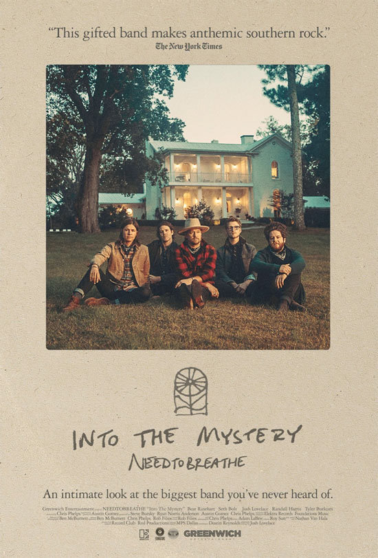 Artists News | NEEDTOBREATHE: Into The Mystery documentary available on-demand - Vimarsana News