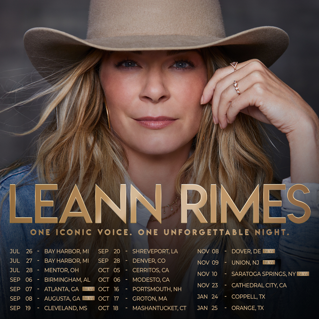 Music News | Powerhouse vocalist Leann Rimes adds new shows & cities to ...